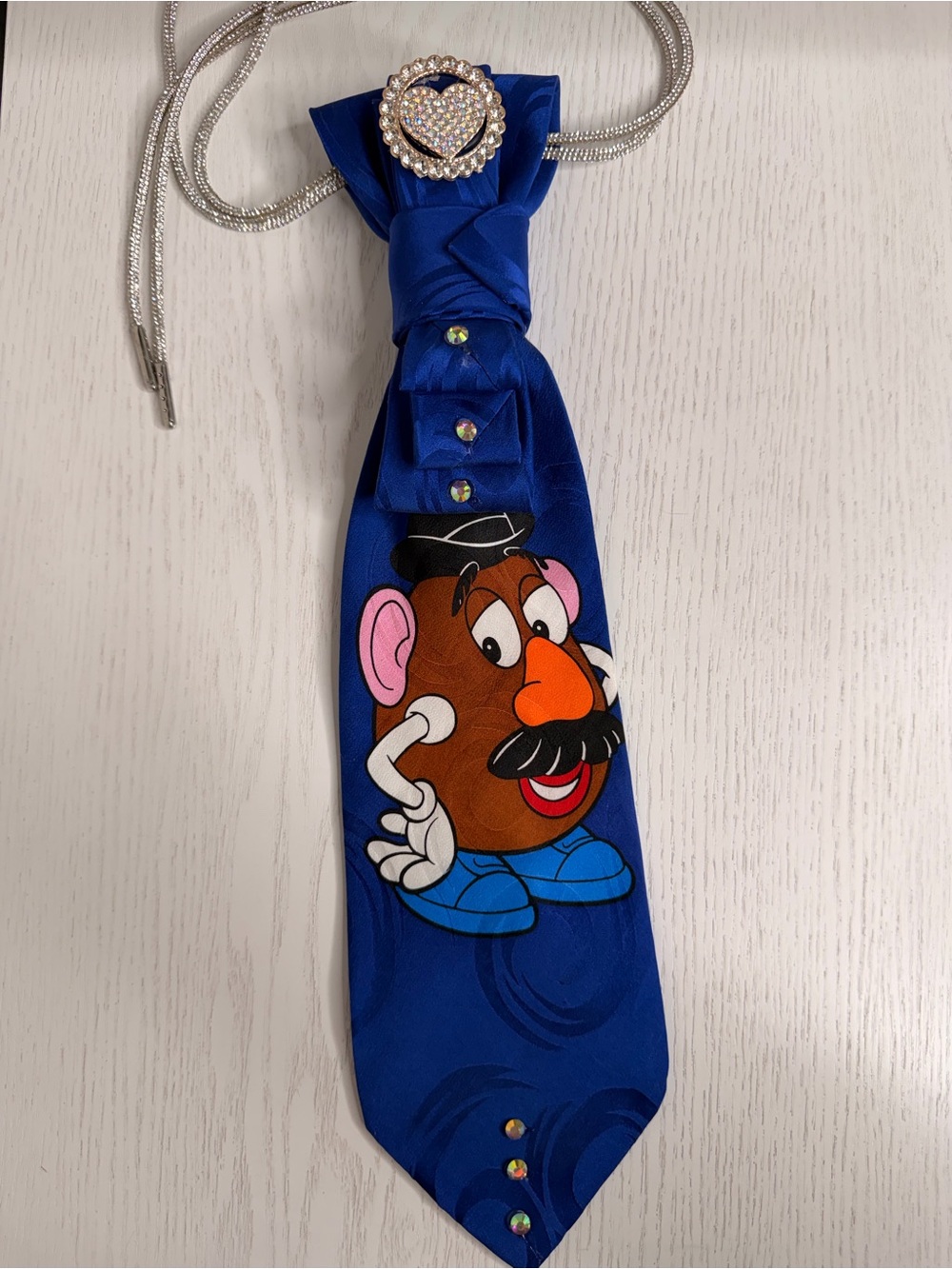 Royal Blue Novelty character Pendant Necklace
